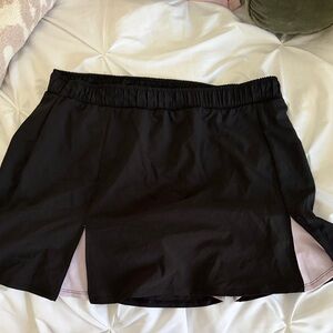 Black and Purple Athletic Skirt